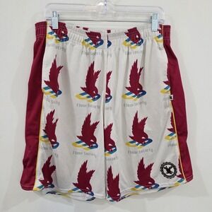 Flow Society Mens Lacrosse Shorts Size Medium Logo Athleisure Gym Sports
